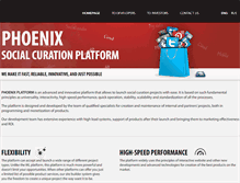 Tablet Screenshot of platformphoenix.com